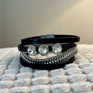 💎 2 for $10 Multi Strand Faux Leather Reitmans Bracelet